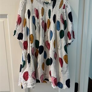 Pink Chicken Multicolor Balloon Dress